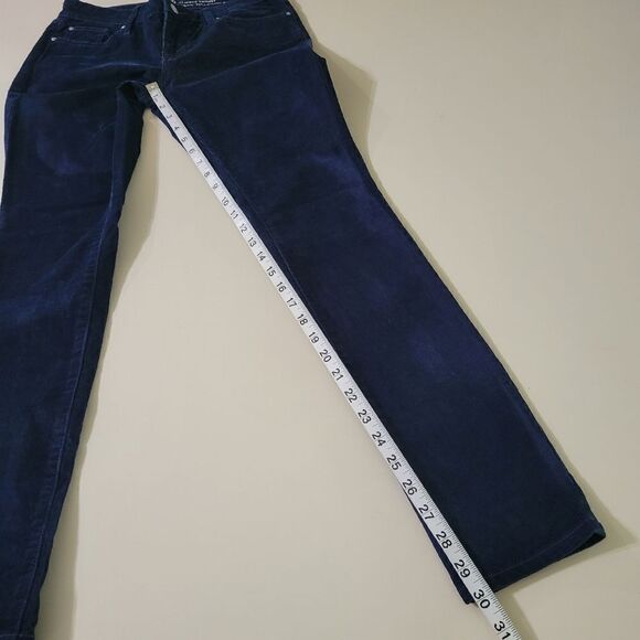 Gap Women's Navy Always Skinny Coupe Toujours Svelte Corduroy Pants - Picture 7 of 10